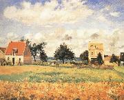Camille Pissarro Hung housing oil painting on canvas